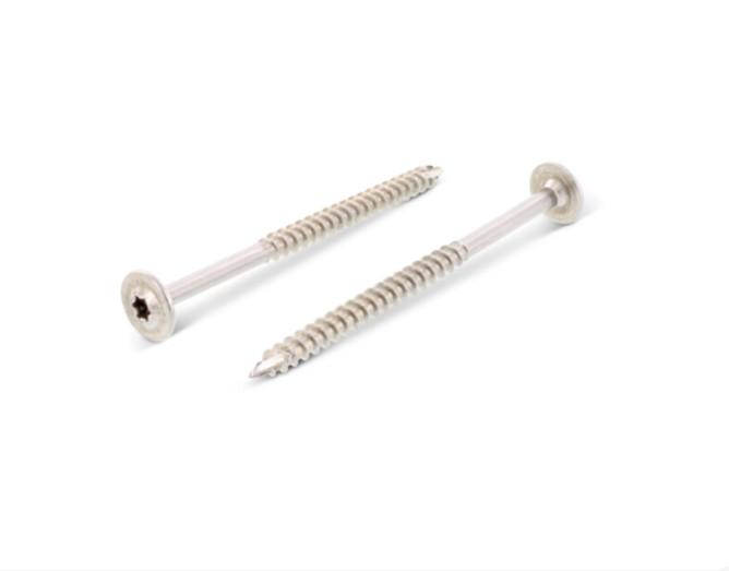 Dish head wood screws A2 8x80/72 TX40